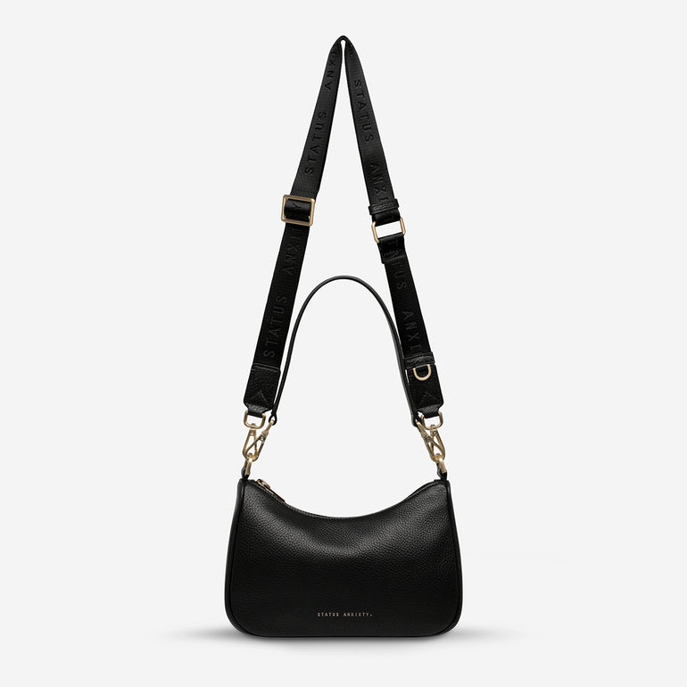 Status Anxiety Look Both Ways Handbag Black/Gold