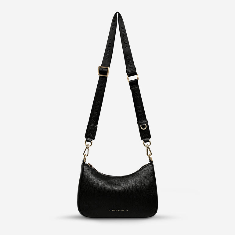 Status Anxiety Look Both Ways Handbag Black/Gold
