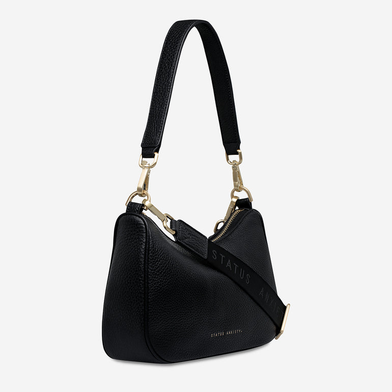 Status Anxiety Look Both Ways Handbag Black/Gold