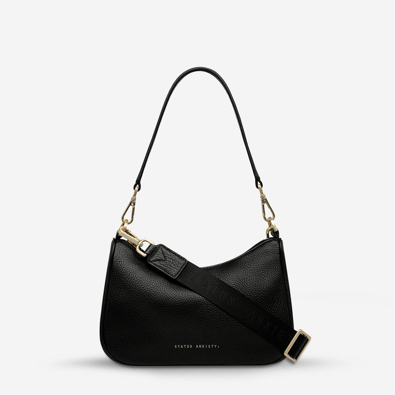 Status Anxiety Look Both Ways Handbag Black/Gold