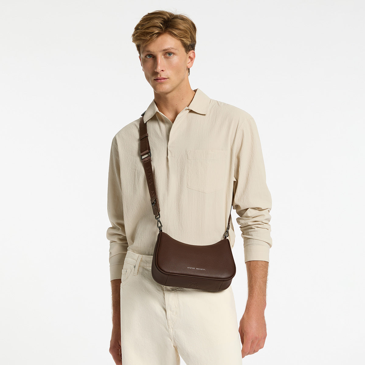 Status Anxiety Look Both Ways Handbag Cocoa