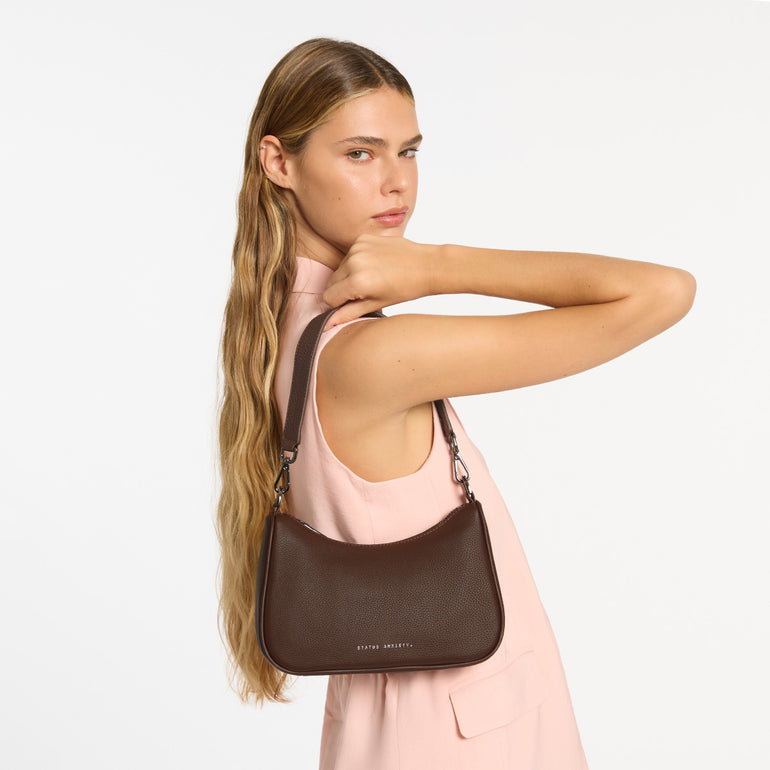 Status Anxiety Look Both Ways Handbag Cocoa