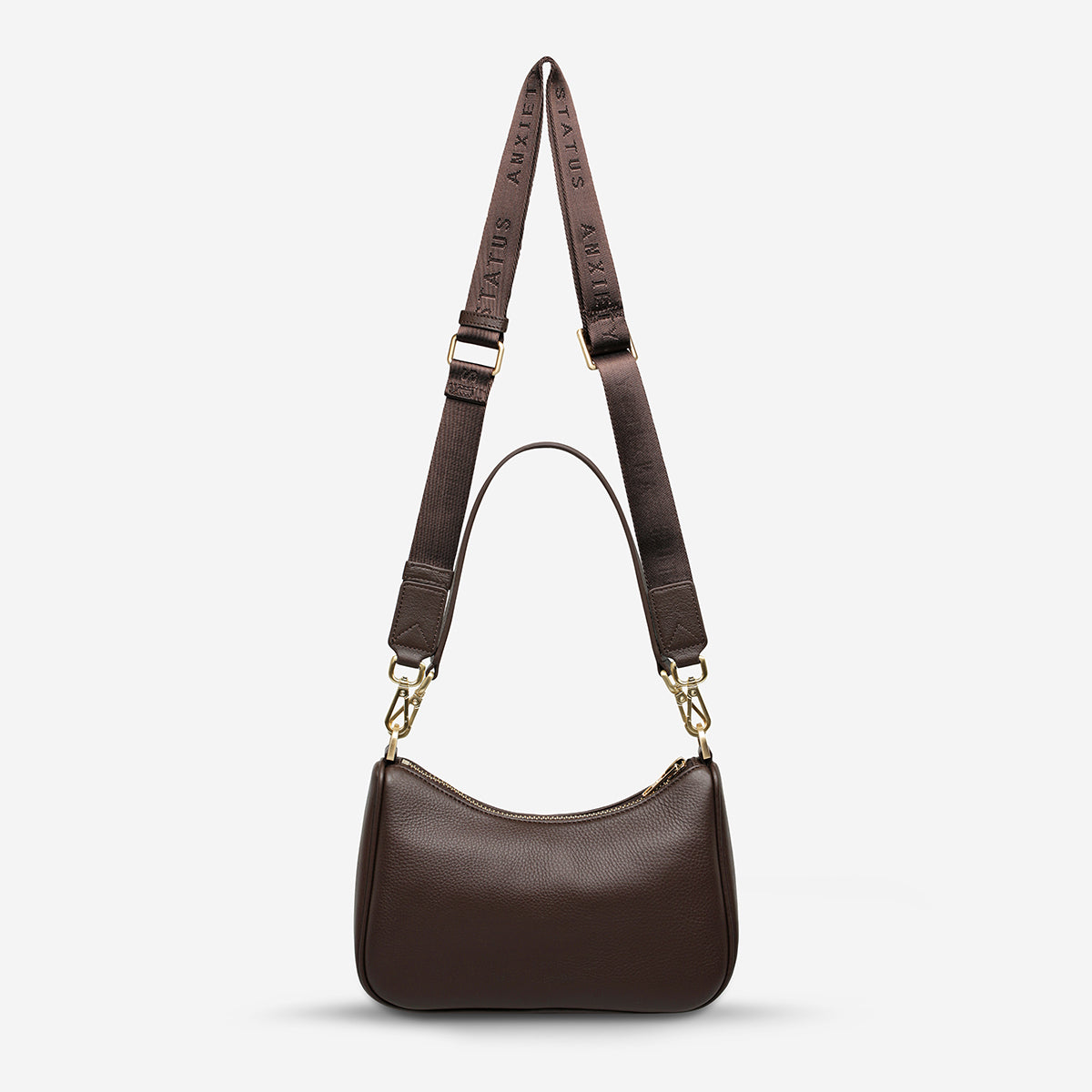 Status Anxiety Look Both Ways Handbag Cocoa/Gold