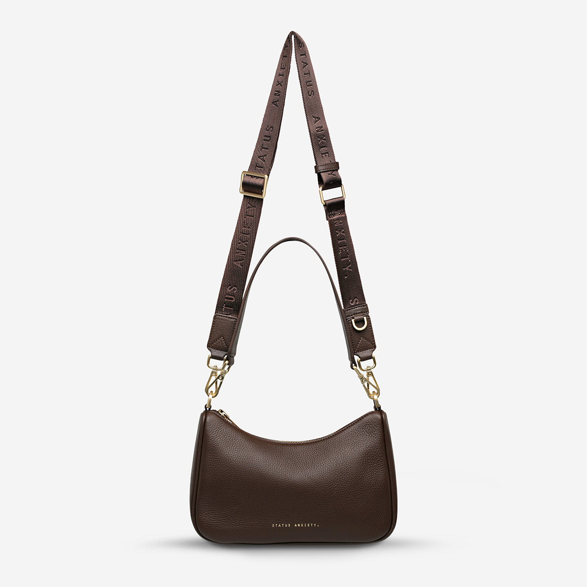 Status Anxiety Look Both Ways Handbag Cocoa/Gold