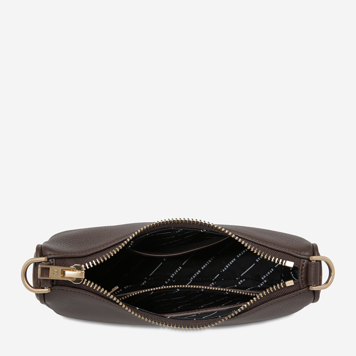 Status Anxiety Look Both Ways Handbag Cocoa/Gold