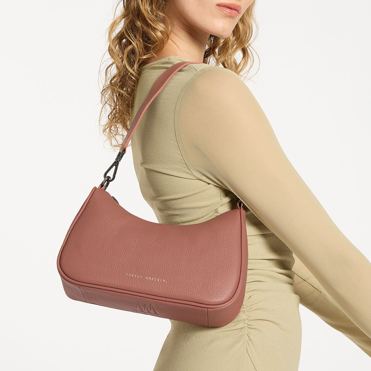 Status Anxiety Look Both Ways Handbag Dusty Rose
