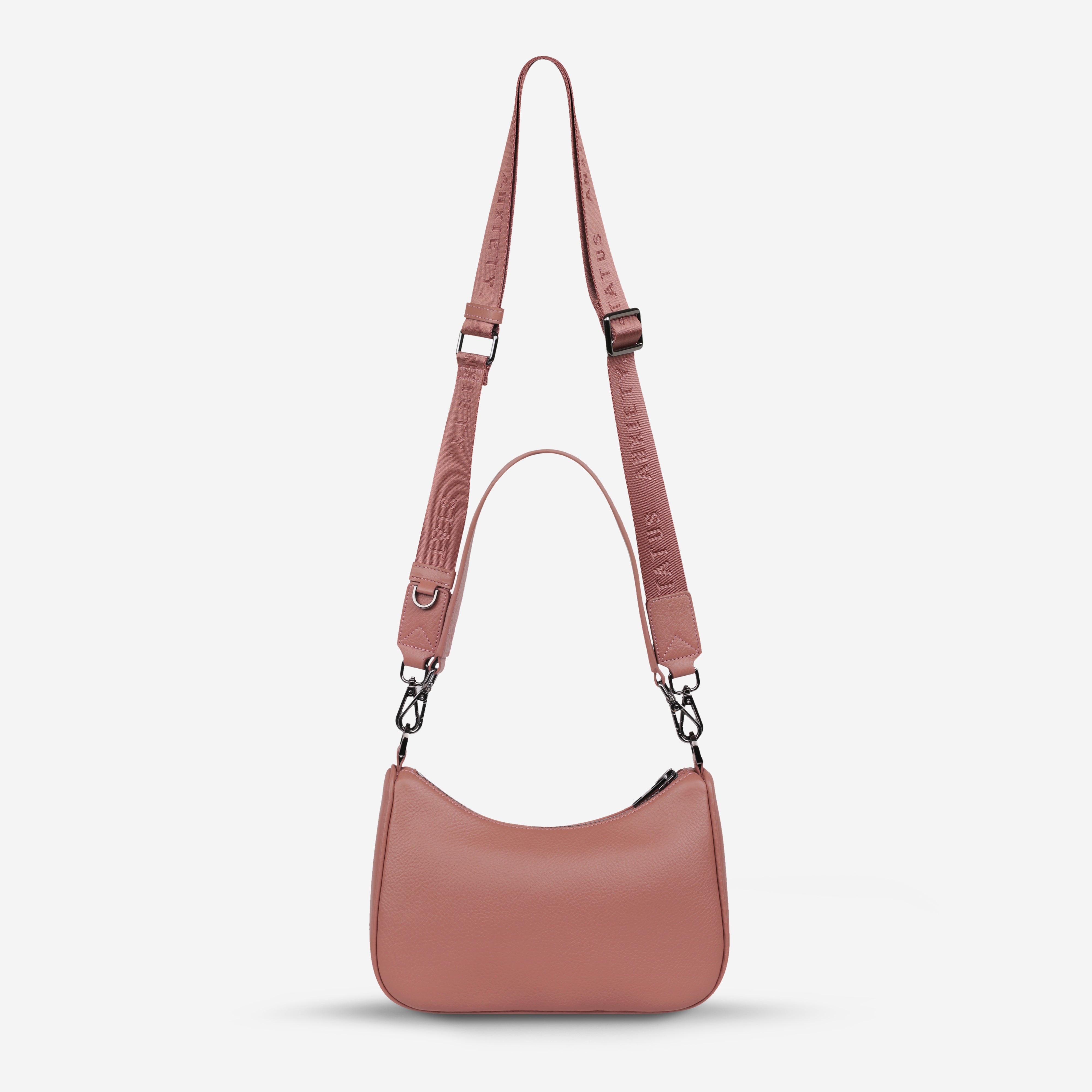 Status Anxiety Look Both Ways Handbag Dusty Rose
