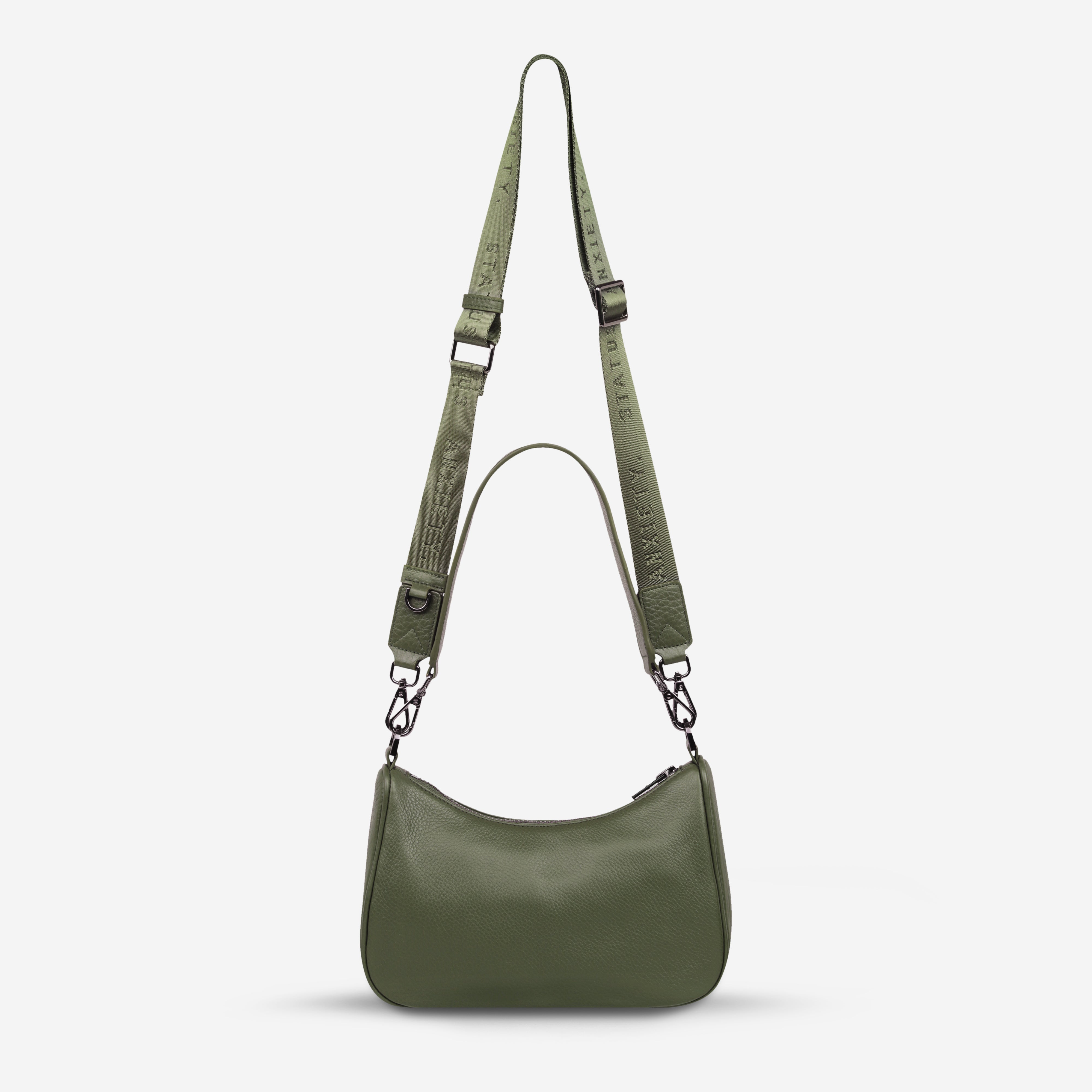 Status Anxiety Look Both Ways Handbag Khaki