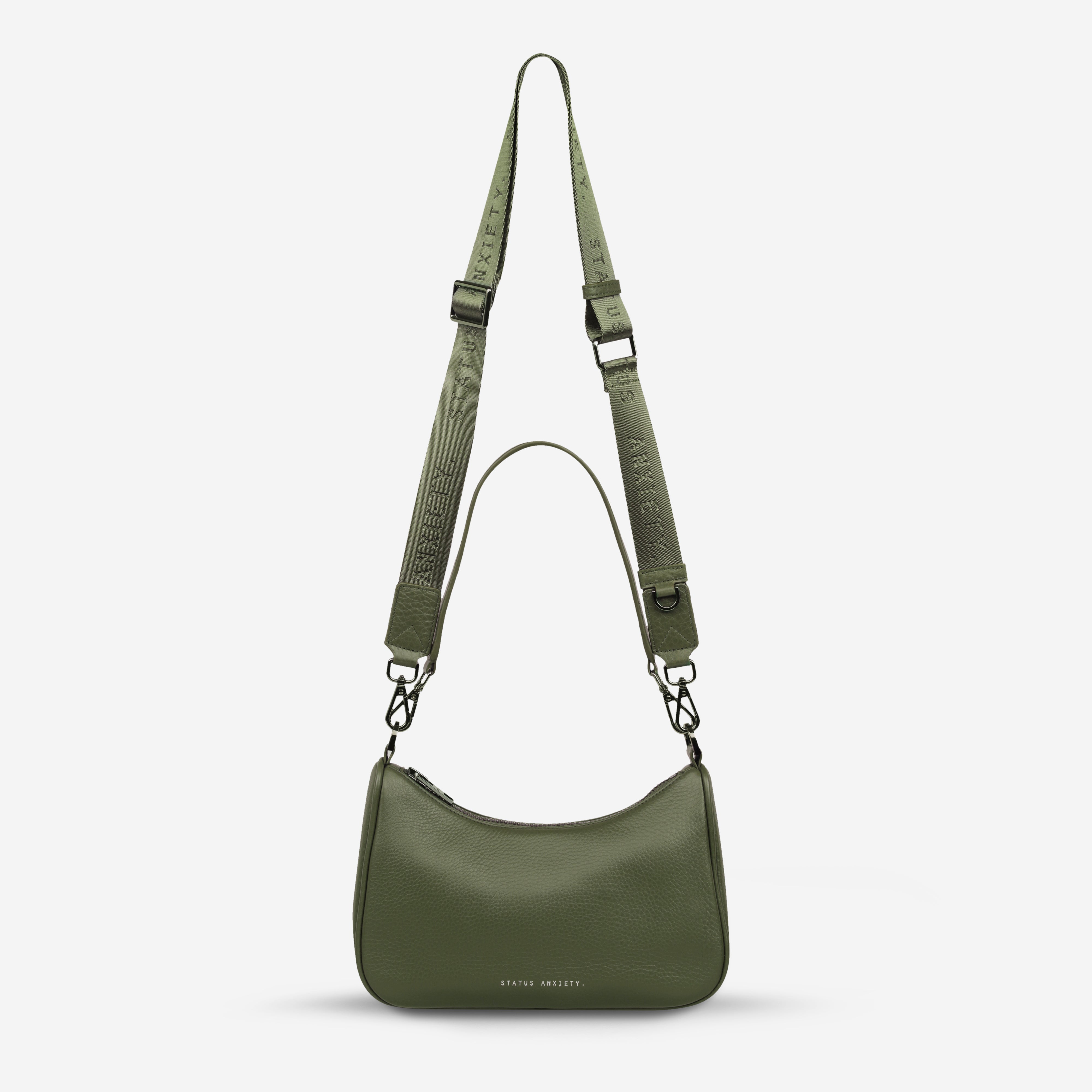 Status Anxiety Look Both Ways Handbag Khaki