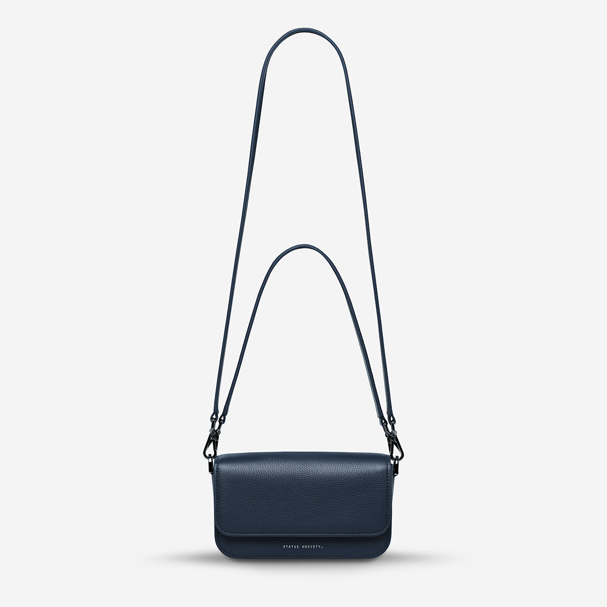 Status Anxiety Lost In The Light Women's Leather Bag Midnight Blue