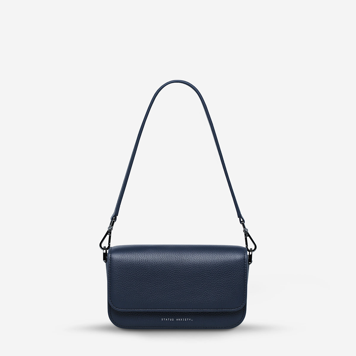 Status Anxiety Lost In The Light Women's Leather Bag Midnight Blue