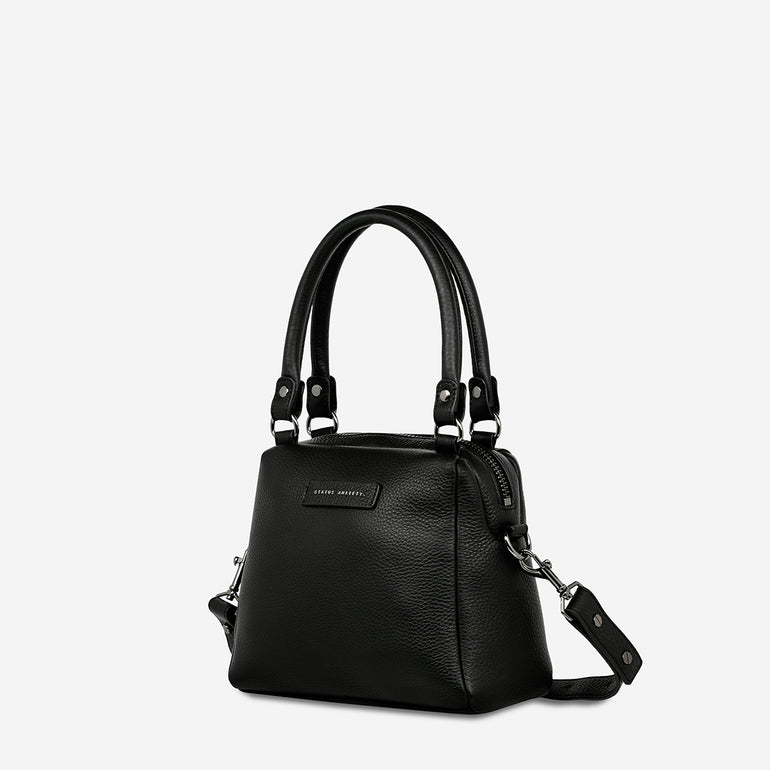 Status Anxiety Mini Mountains Women's Leather Handbag Black