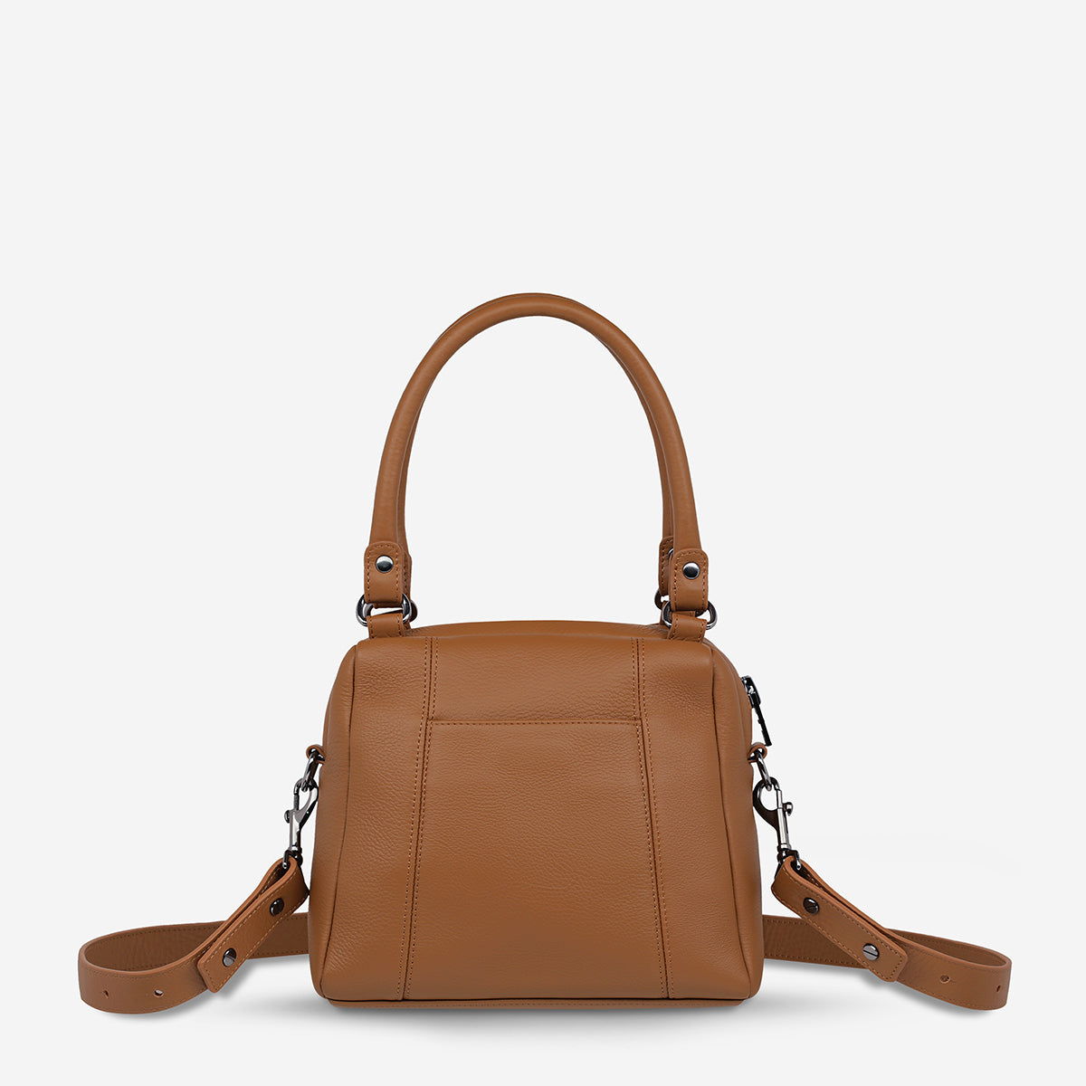 Status Anxiety Mini Mountains Women's Leather Handbag Camel