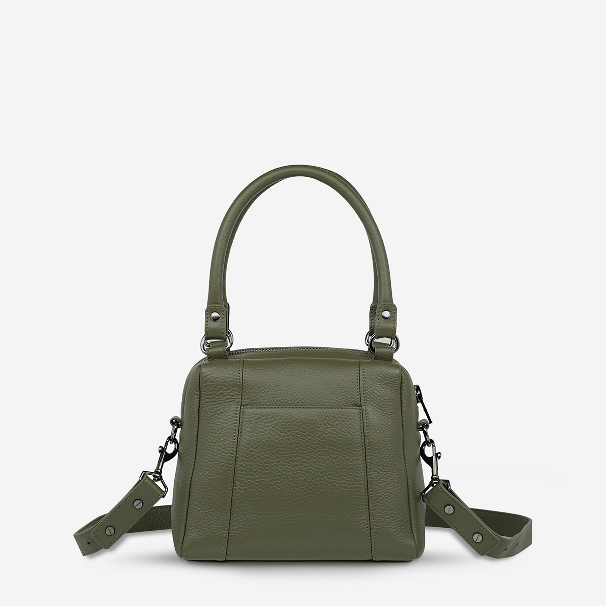 Status Anxiety Mini Mountains Women's Leather Handbag Khaki