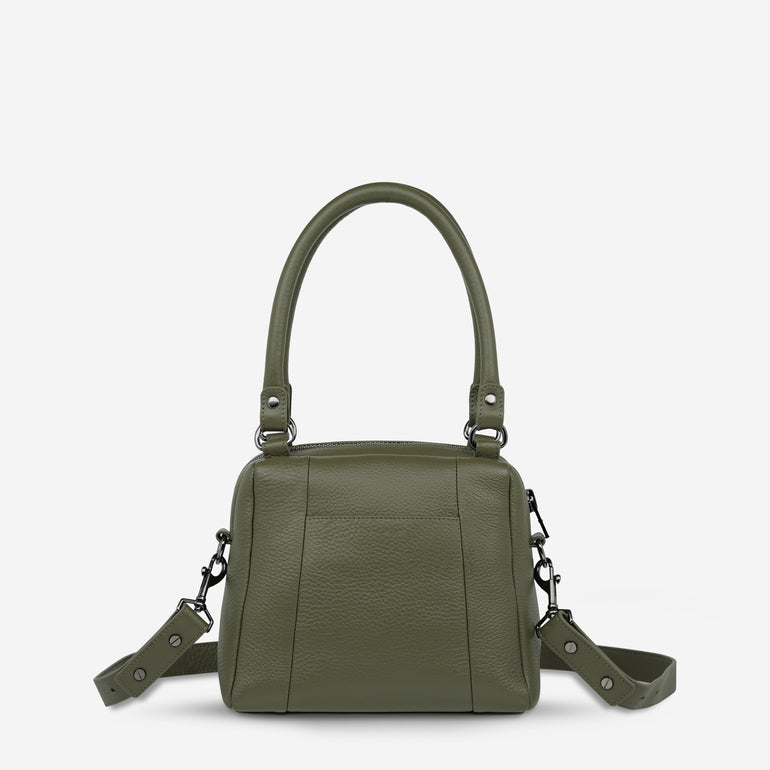 Status Anxiety Mini Mountains Women's Leather Handbag Khaki