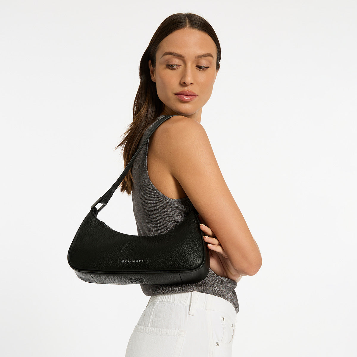 Status Anxiety Not That Simple Women's Leather Bag Black