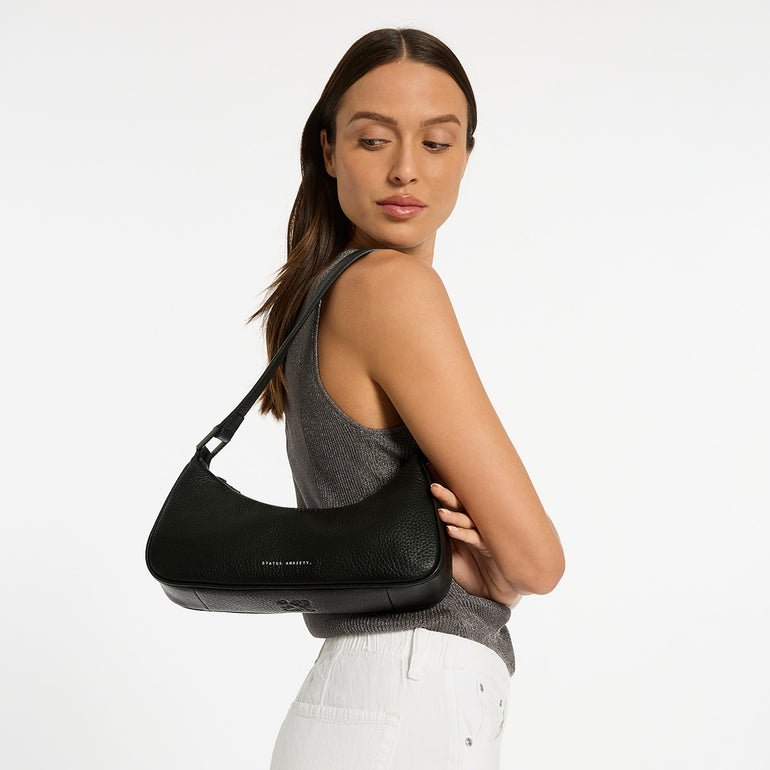 Status Anxiety Not That Simple Women's Leather Bag Black