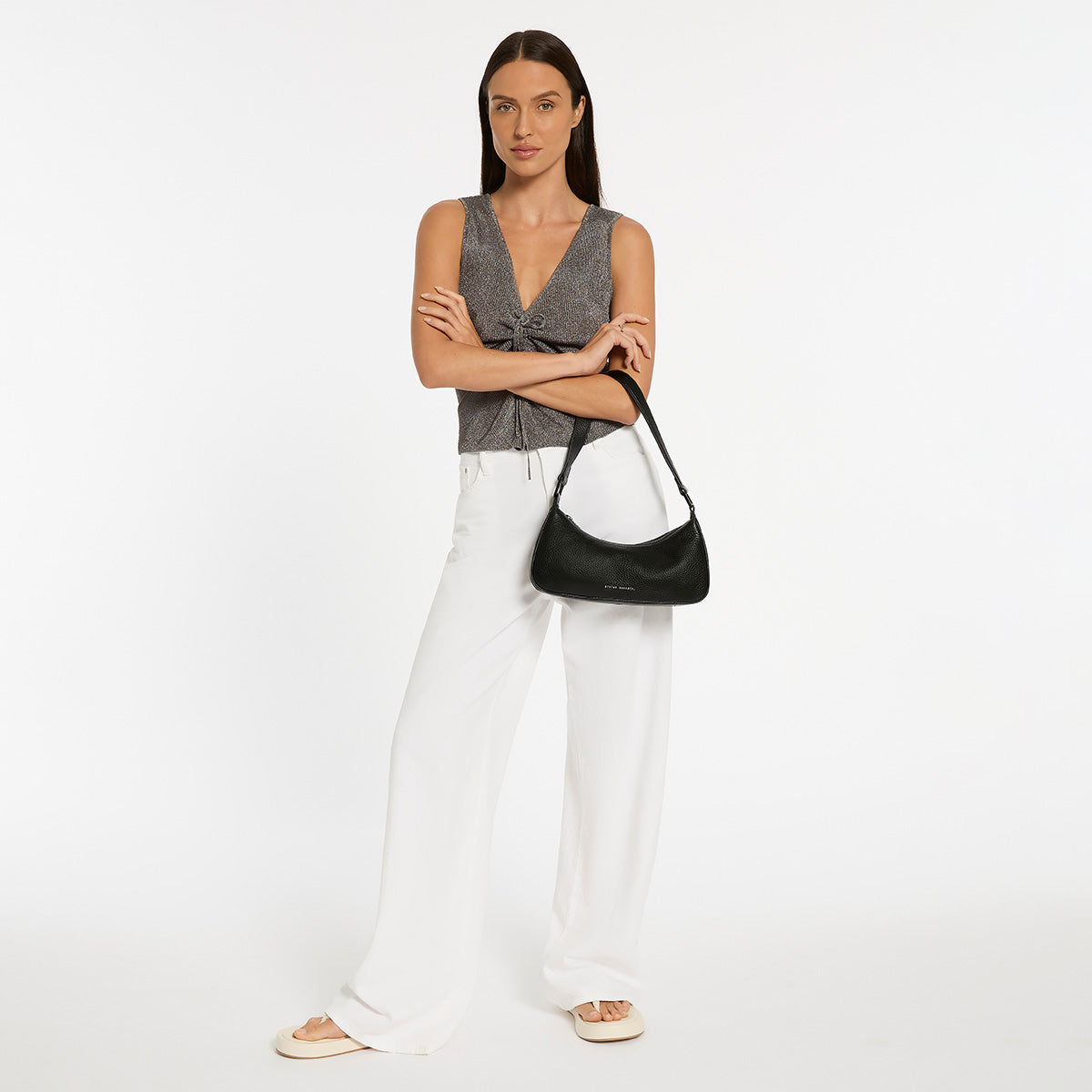 Status Anxiety Not That Simple Women's Leather Bag Black