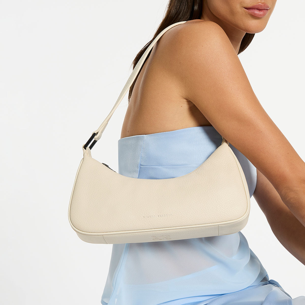 Status Anxiety Not That Simple Women's Leather Bag Chalk