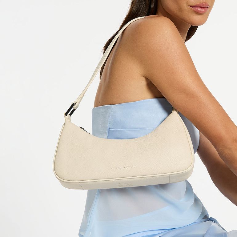 Status Anxiety Not That Simple Women's Leather Bag Chalk
