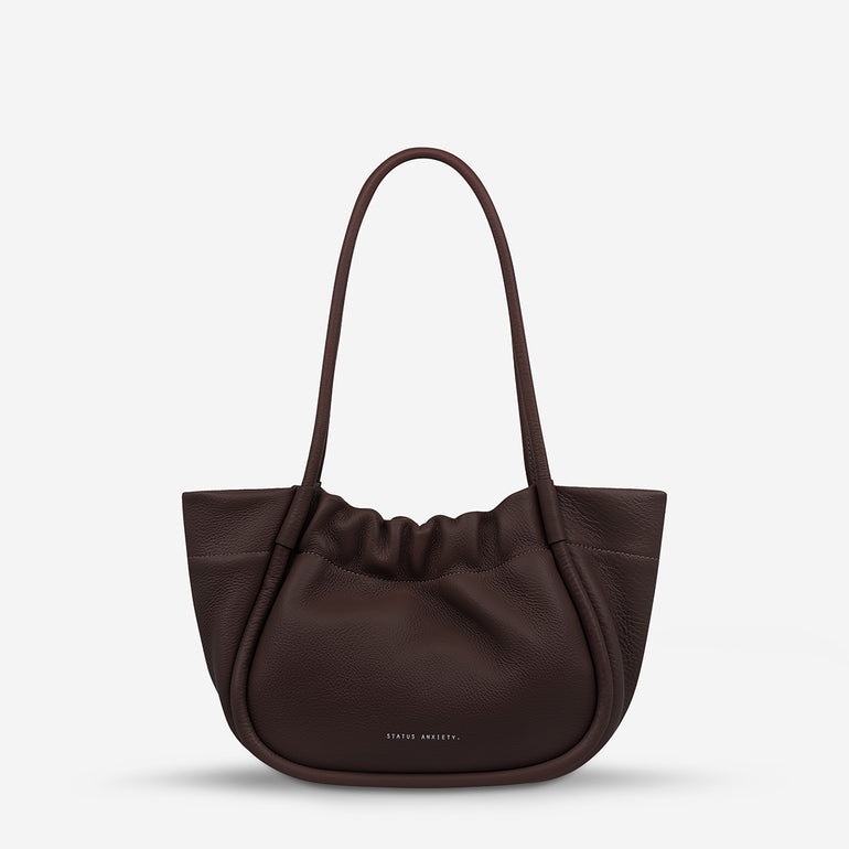 Status Anxiety Ordinary Pleasures Women's Leather Handbag Cocoa