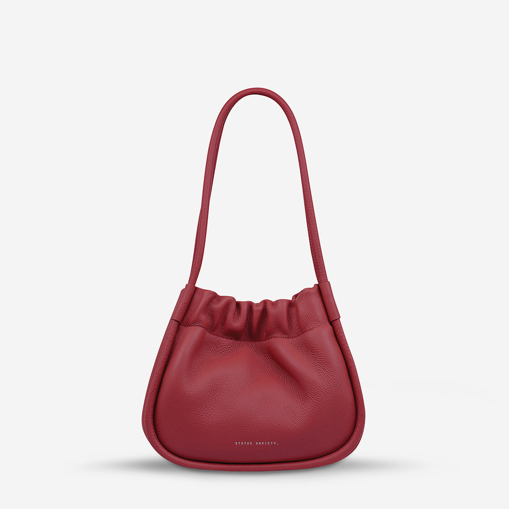 Ordinary Pleasures Women's Rouge Leather Handbag | Status Anxiety®