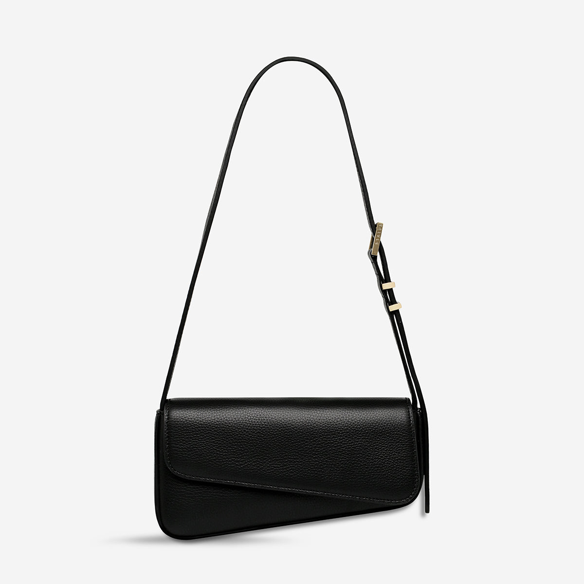Status Anxiety Overnight Obsession Women's Leather Bag Black/Gold