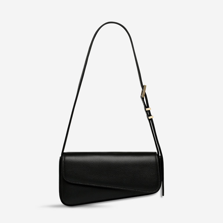 Status Anxiety Overnight Obsession Women's Leather Bag Black/Gold