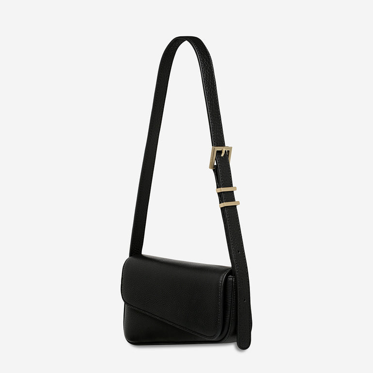 Status Anxiety Overnight Obsession Women's Leather Bag Black/Gold
