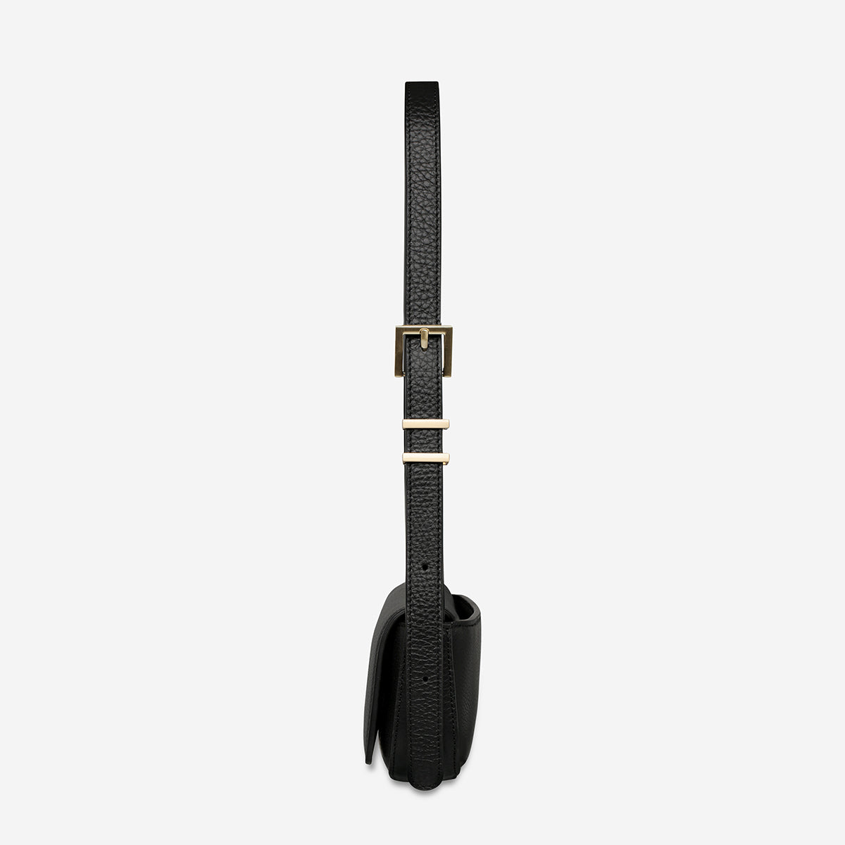 Status Anxiety Overnight Obsession Women's Leather Bag Black/Gold