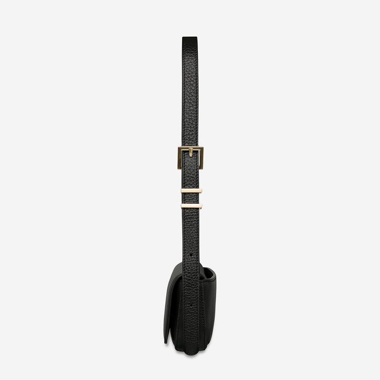 Status Anxiety Overnight Obsession Women's Leather Bag Black/Gold