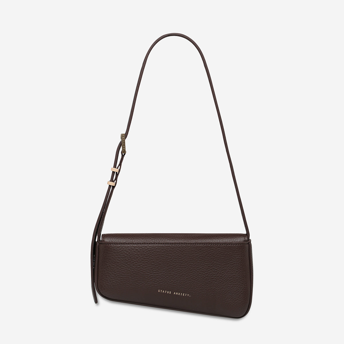 Status Anxiety Overnight Obsession Women's Leather Bag Cocoa/Gold