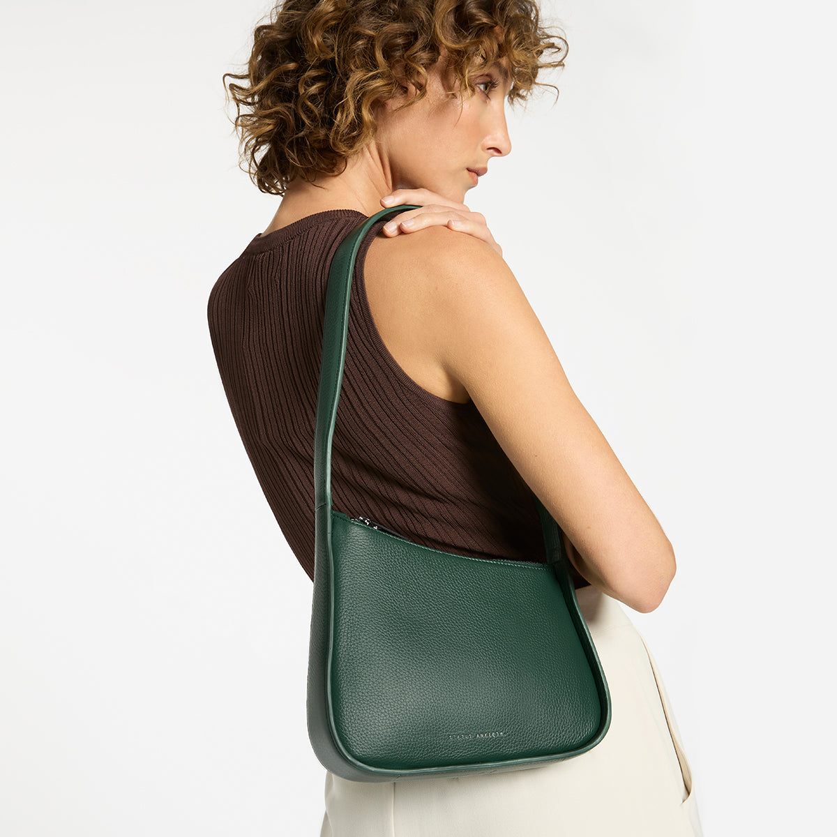Status Anxiety Phenomena Women's Leather Bag Green