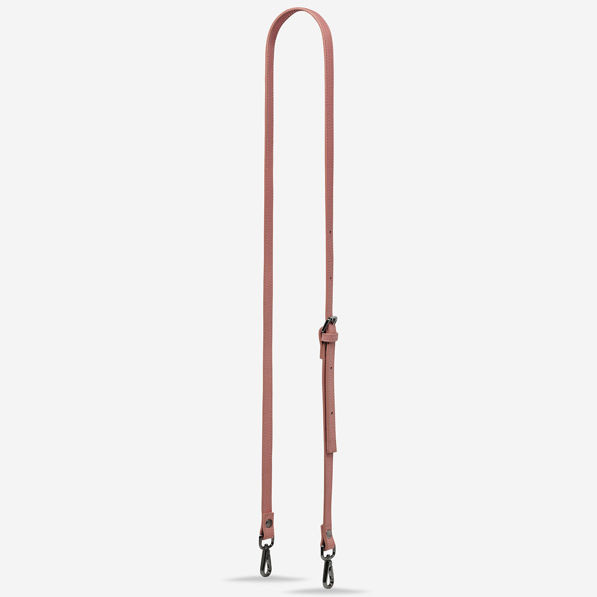 Status Anxiety Dusty Rose Thin Leather Strap for Bags 