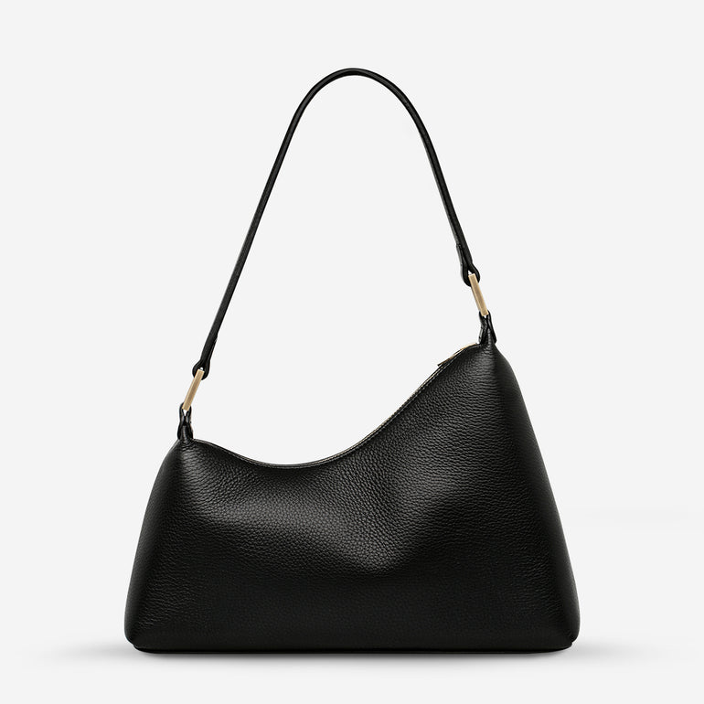 Status Anxiety Reverie Women's Leather Shoulder Bag Black/Gold