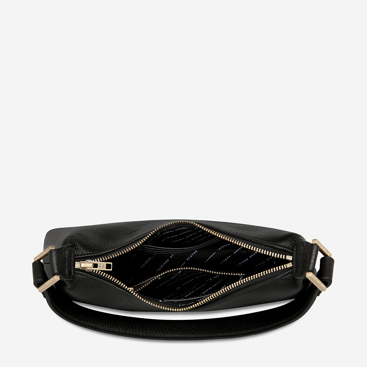 Status Anxiety Reverie Women's Leather Shoulder Bag Black/Gold