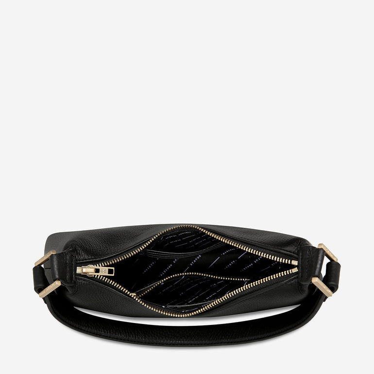 Status Anxiety Reverie Women's Leather Shoulder Bag Black/Gold