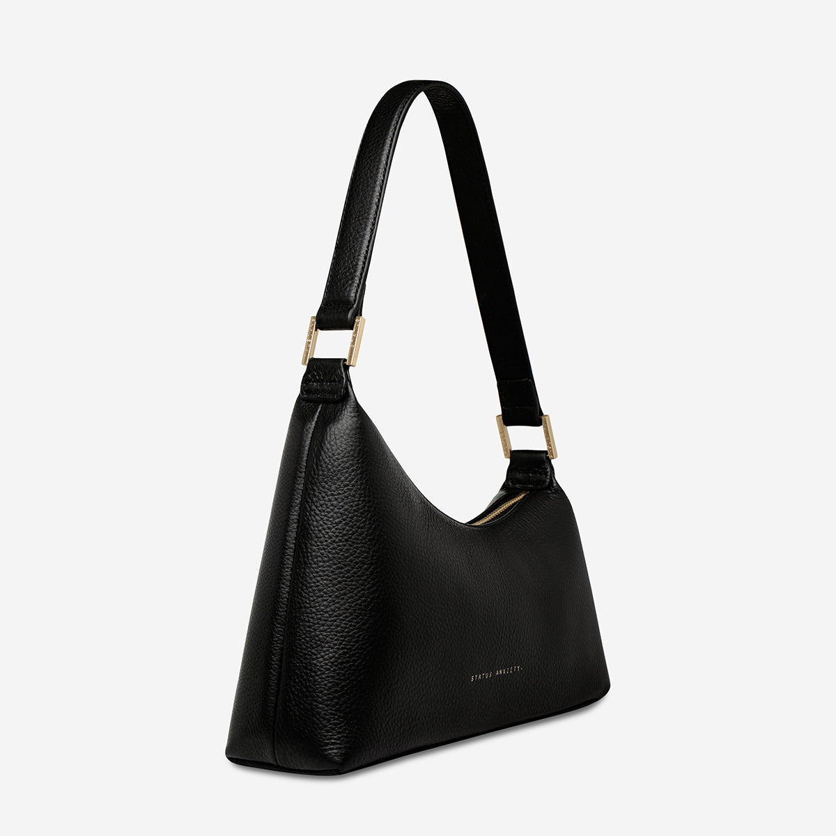Status Anxiety Reverie Women's Leather Shoulder Bag Black/Gold