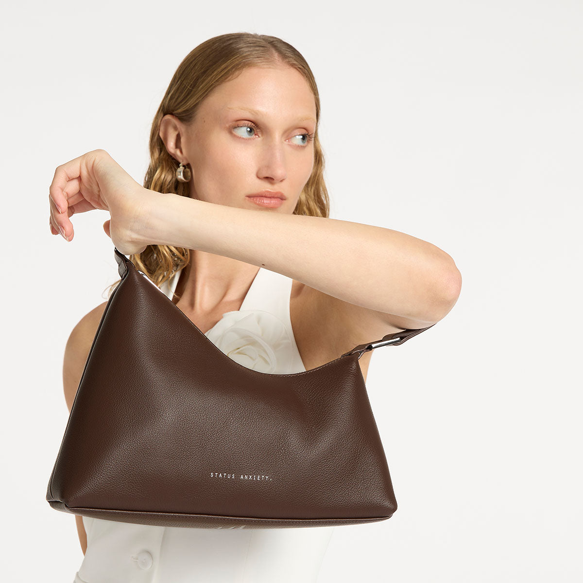 Reverie Women's Black Leather Bag | Status Anxiety®