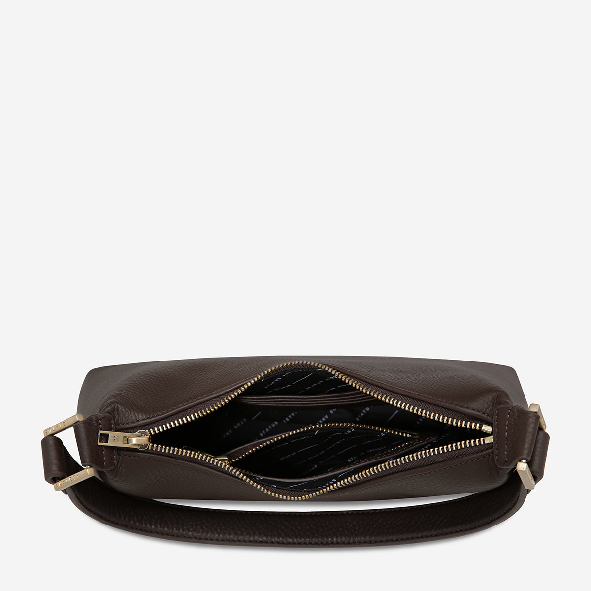 Status Anxiety Reverie Women's Leather Shoulder Bag Cocoa/Gold