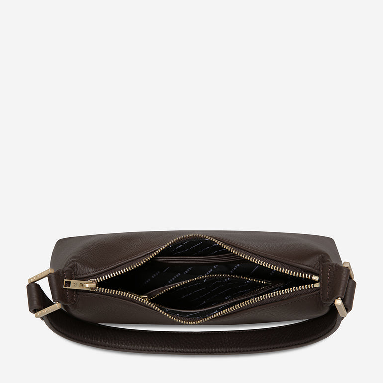 Status Anxiety Reverie Women's Leather Shoulder Bag Cocoa/Gold