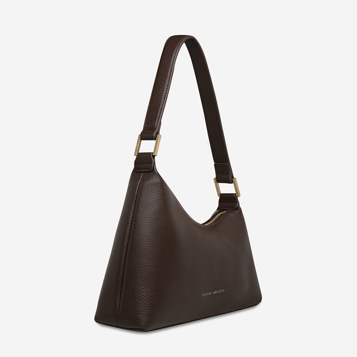 Status Anxiety Reverie Women's Leather Shoulder Bag Cocoa/Gold