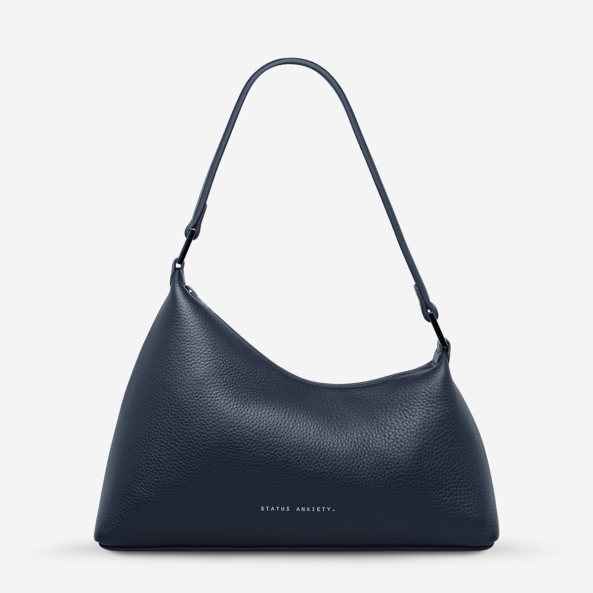 Status Anxiety Reverie Women's Leather Shoulder Bag Midnight Blue