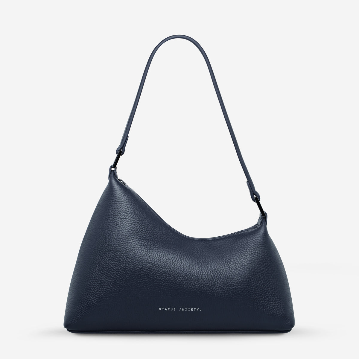 Status Anxiety Reverie Women's Leather Shoulder Bag Midnight Blue