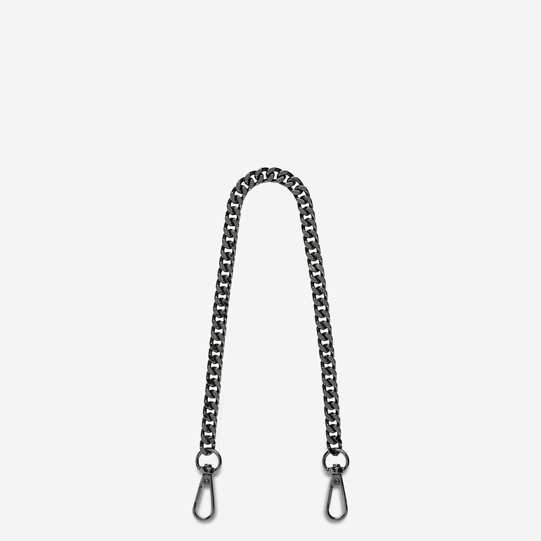 Status Anxiety Gunmetal Chain Strap for Bags