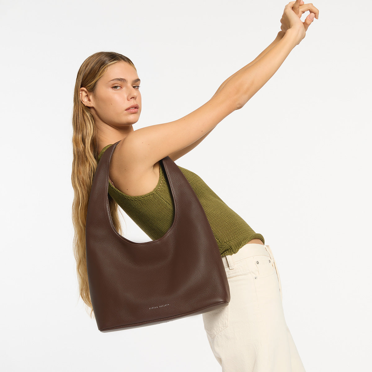 Status Anxiety Solstice Women's Leather Tote Bag Cocoa