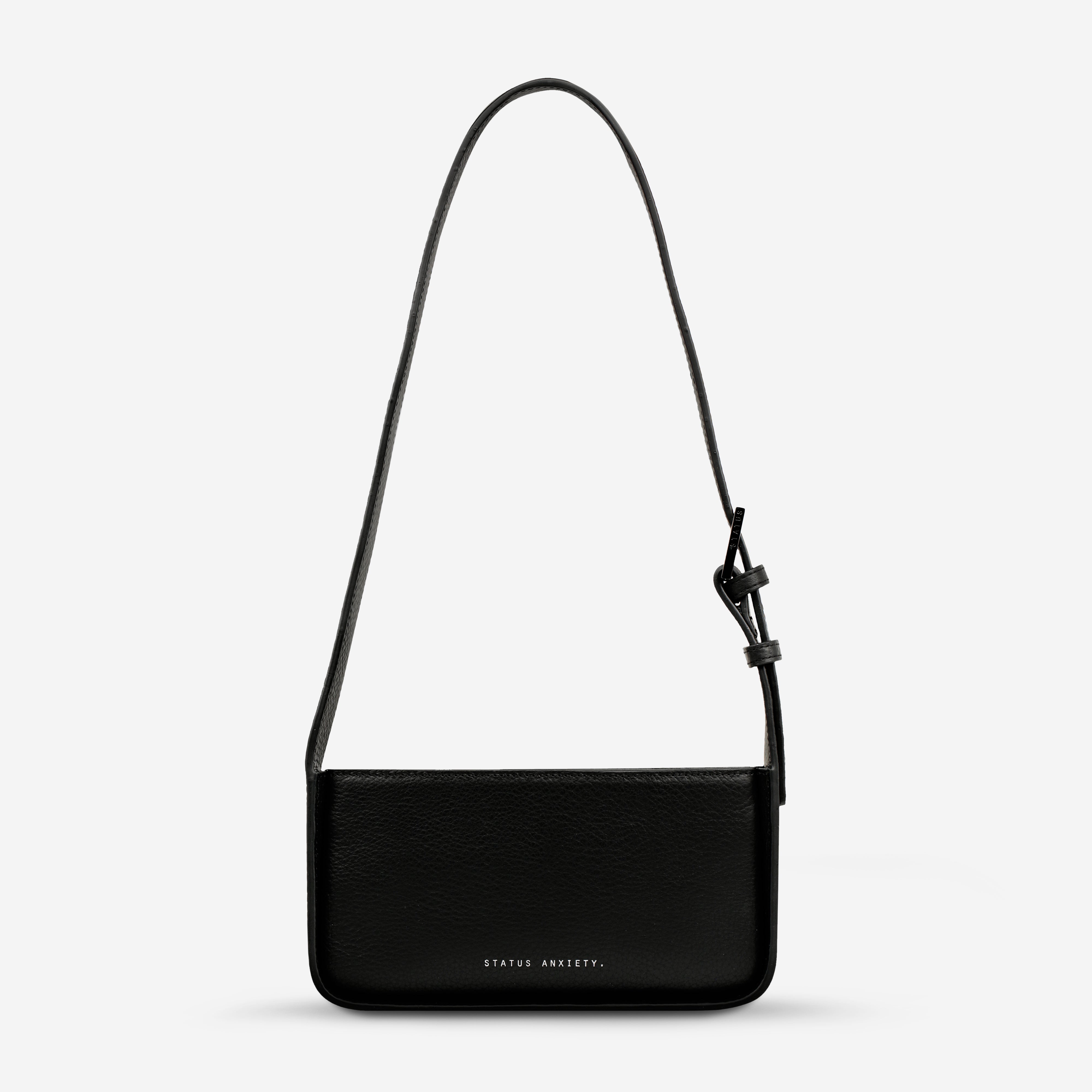 Status Anxiety State Of Mind Women's Leather Bag Black