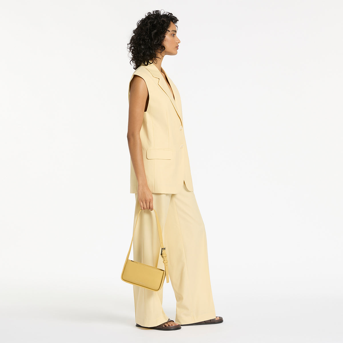 Status Anxiety State Of Mind Women's Leather Bag Buttermilk