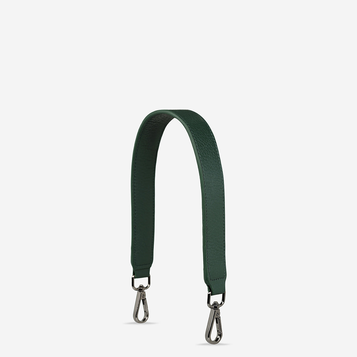 Status Anxiety Green Short Leather Strap for Bags