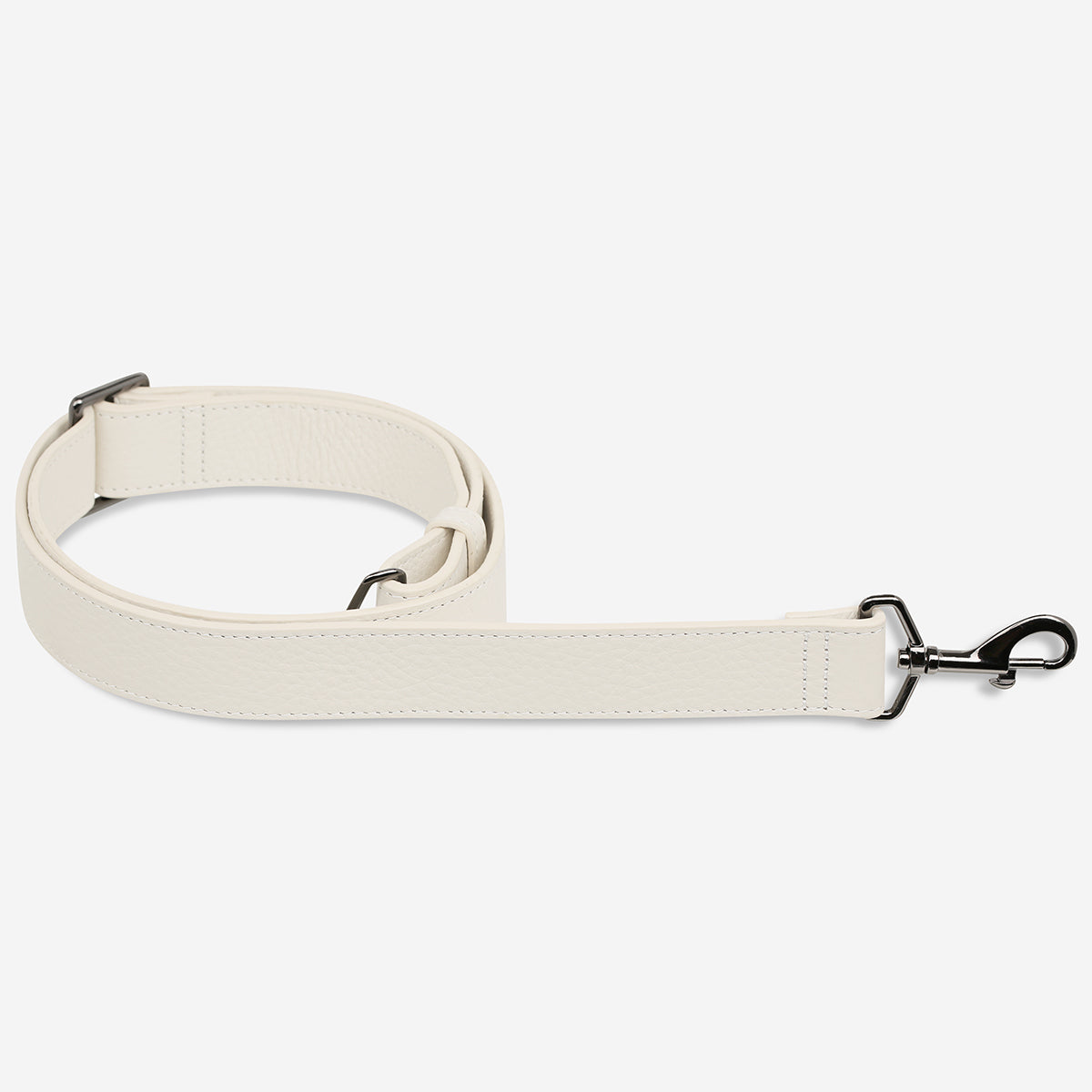 Status Anxiety Chalk Wide Leather Strap for Bags 